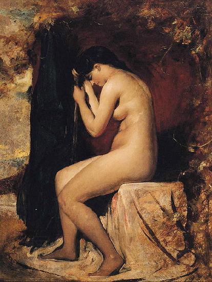 William Etty Seated Female Nude China oil painting art